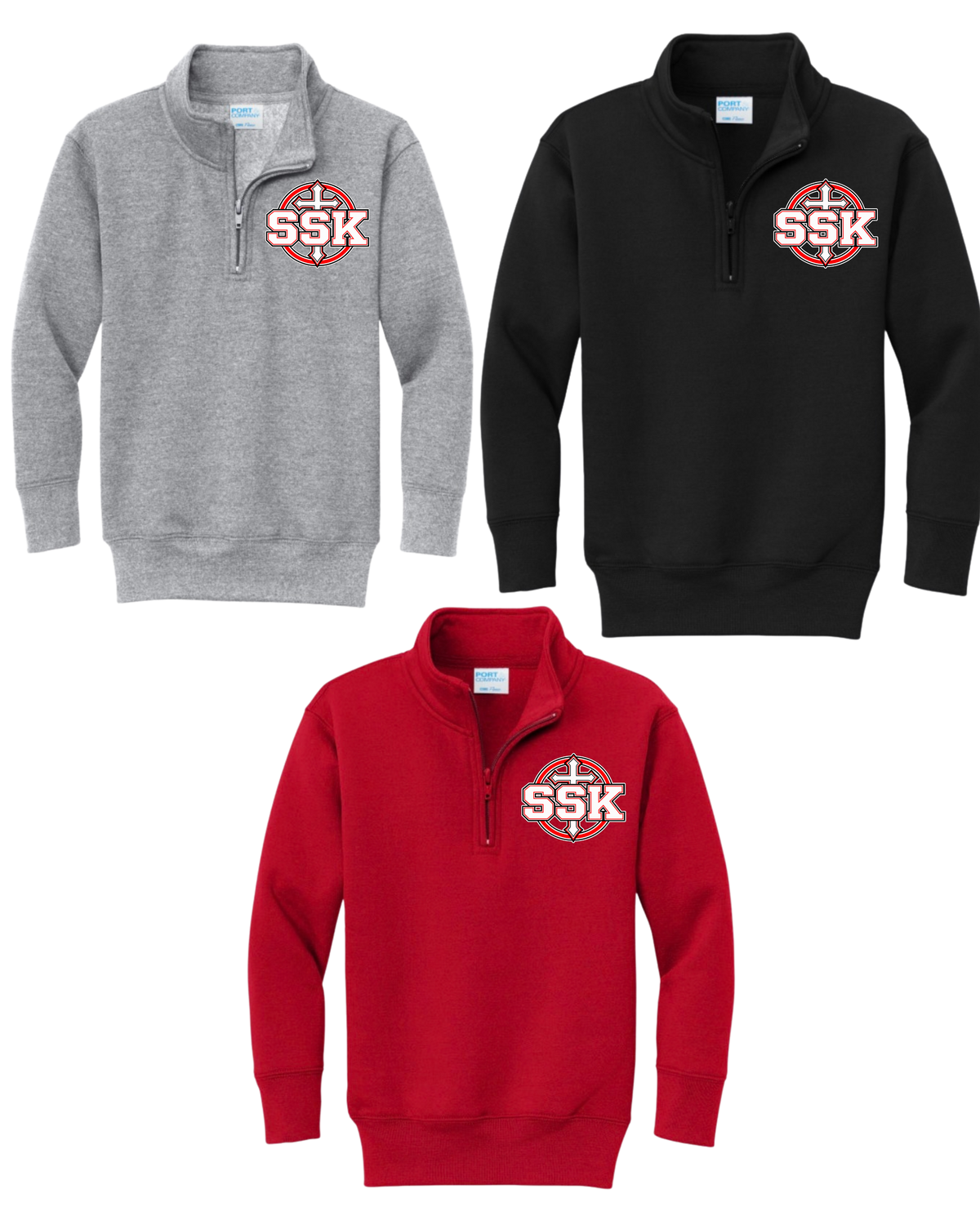 SSK Quarter Zip Fleece Pullover