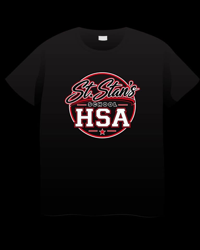 HSA Short Sleeved T-shirt in Black