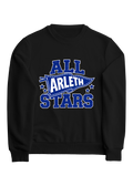 Arleth Allstar Flag Crew Neck Sweatshirt in Black