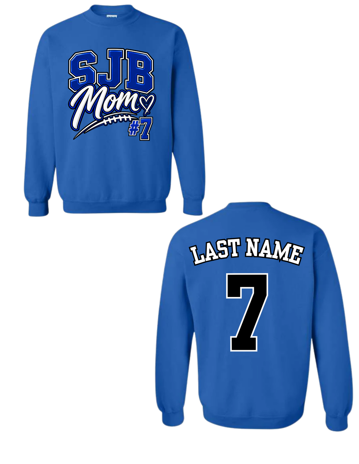 SJB 9U Moms VS. Sons Game Apparel