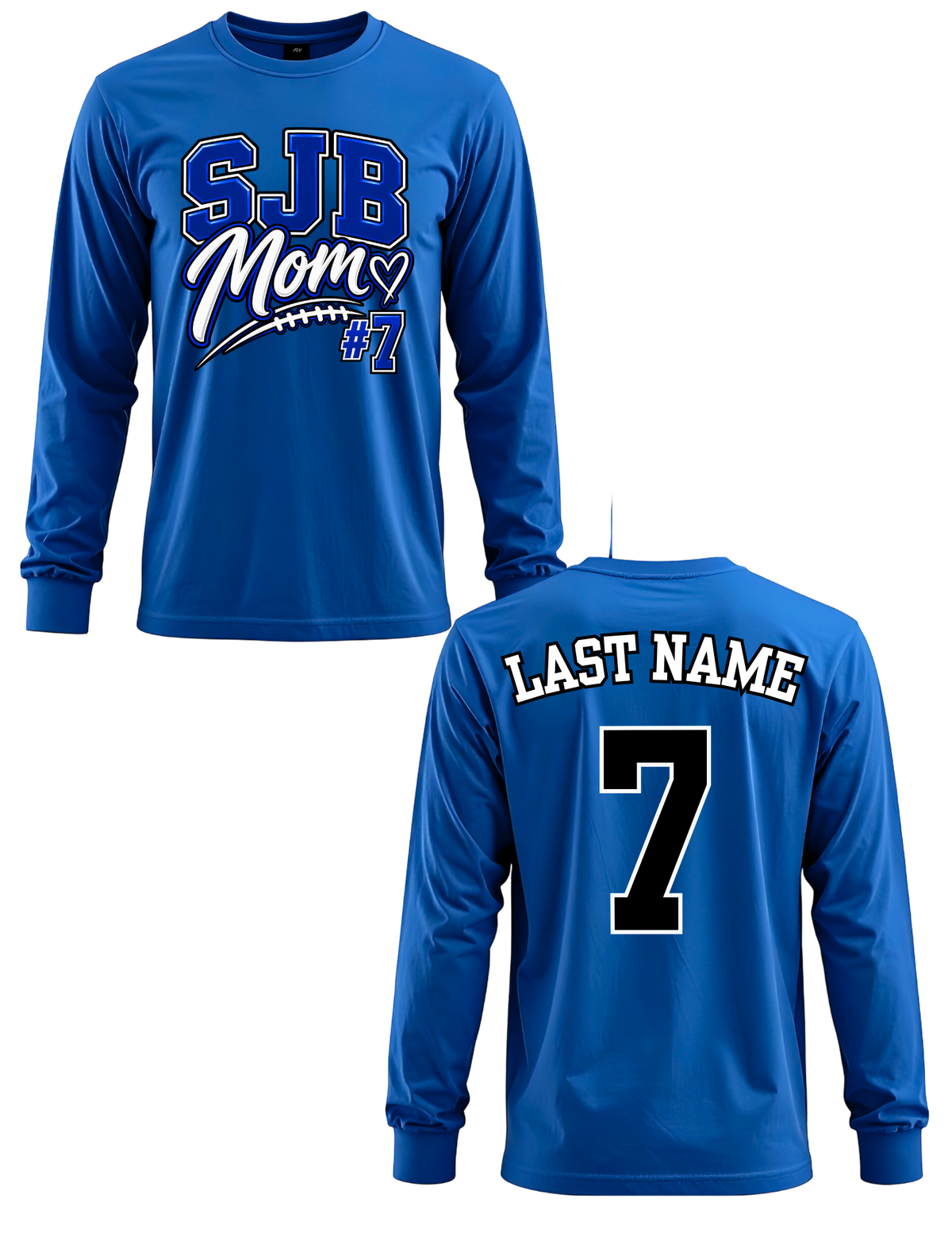 SJB 9U Moms VS. Sons Game Apparel