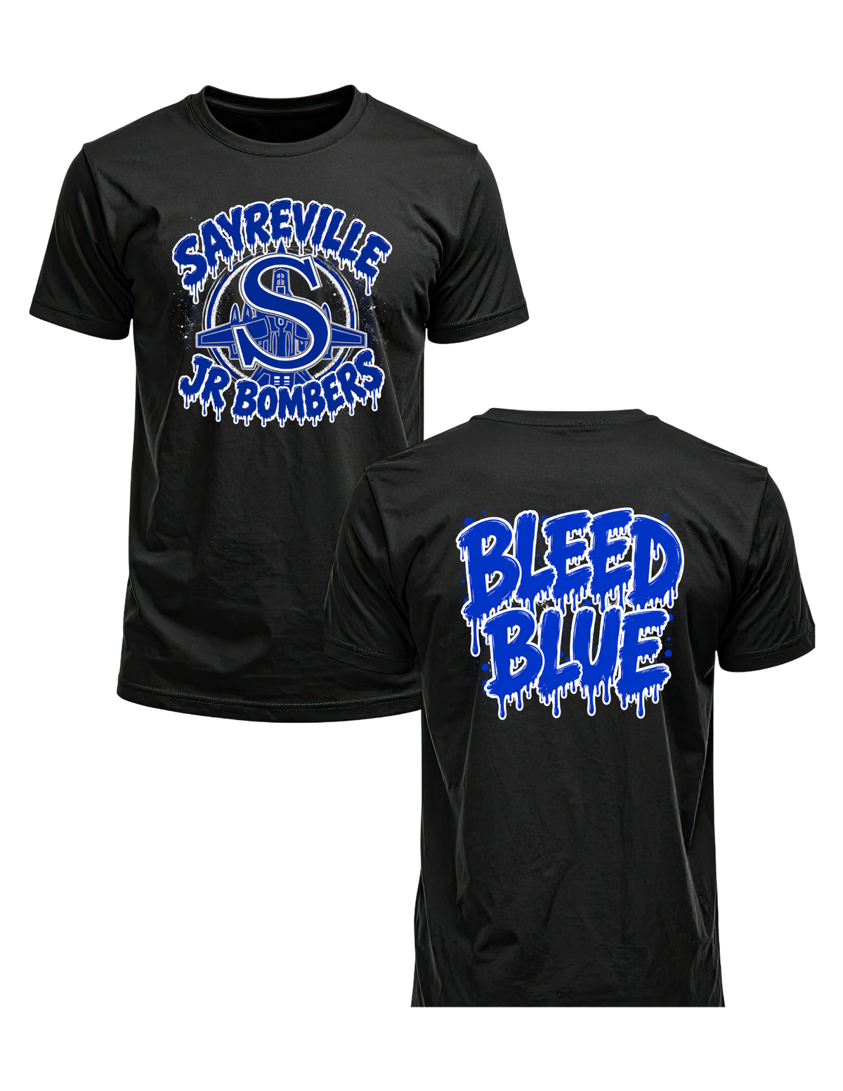 SJB Bleed Blue Front and Back Design